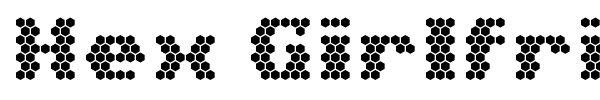 Hex Girlfriend font preview